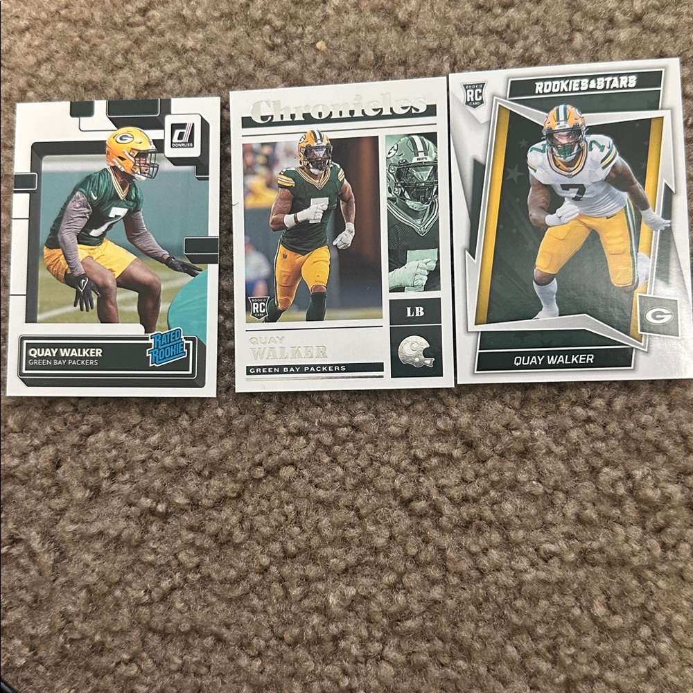 Quay Walker Football Trading Cards